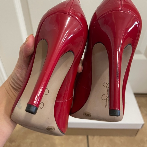 Jessica Simpson Red Heels - Picture 7 of 11